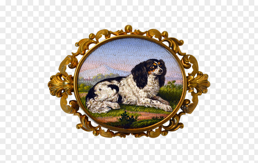 Cocker Spaniel English Doll Brooch PNG