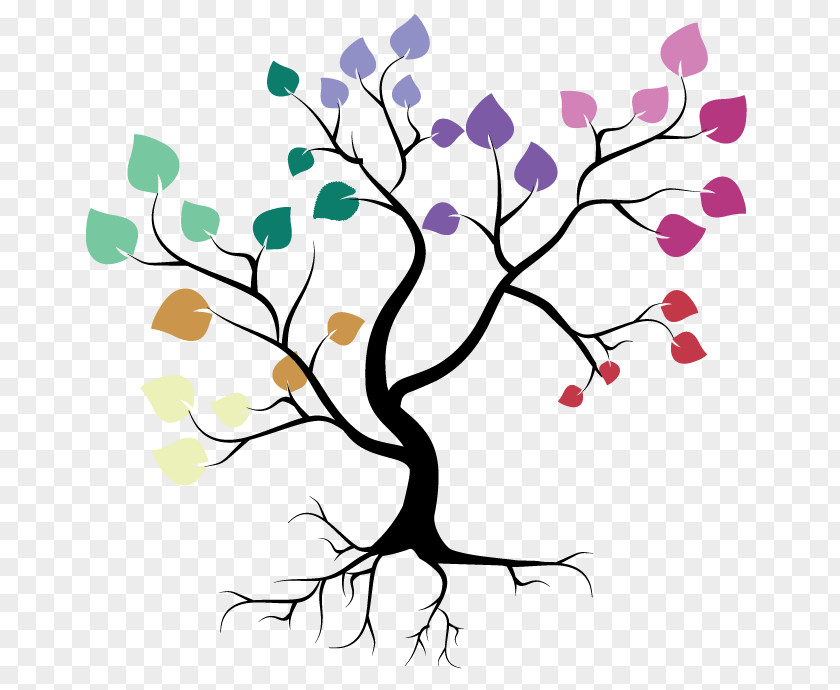 Color Decorative Tree Royalty-free Clip Art PNG