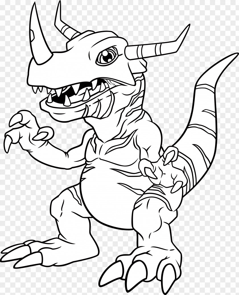 Digimon Coloring Book Agumon Masters PNG