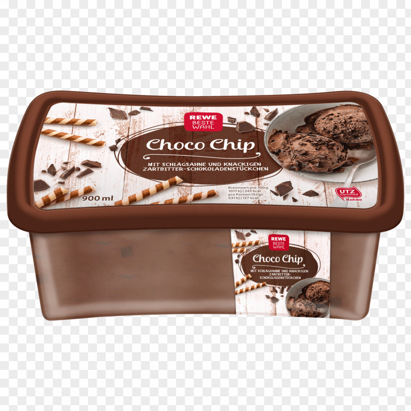 Ice Cream REWE Group Chocolate Chip PNG