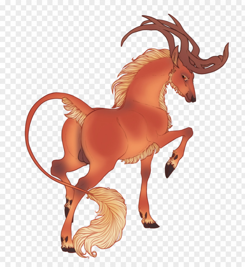 Mustang Pony Legendary Creature Cartoon PNG