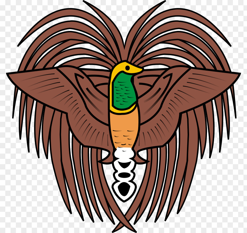 PARADİSE Emblem Of Papua New Guinea Coat Arms Flag PNG