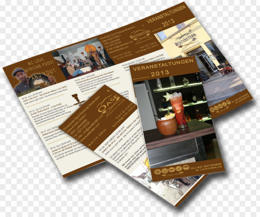 Restaurant Flyer Brochure PNG
