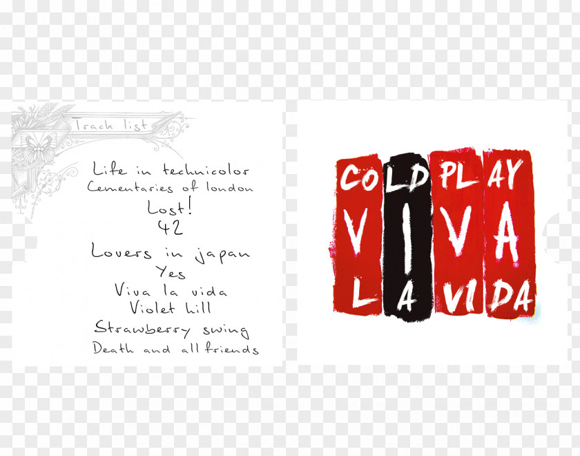 T-shirt Viva La Vida Or Death And All His Friends Coldplay X&Y PNG