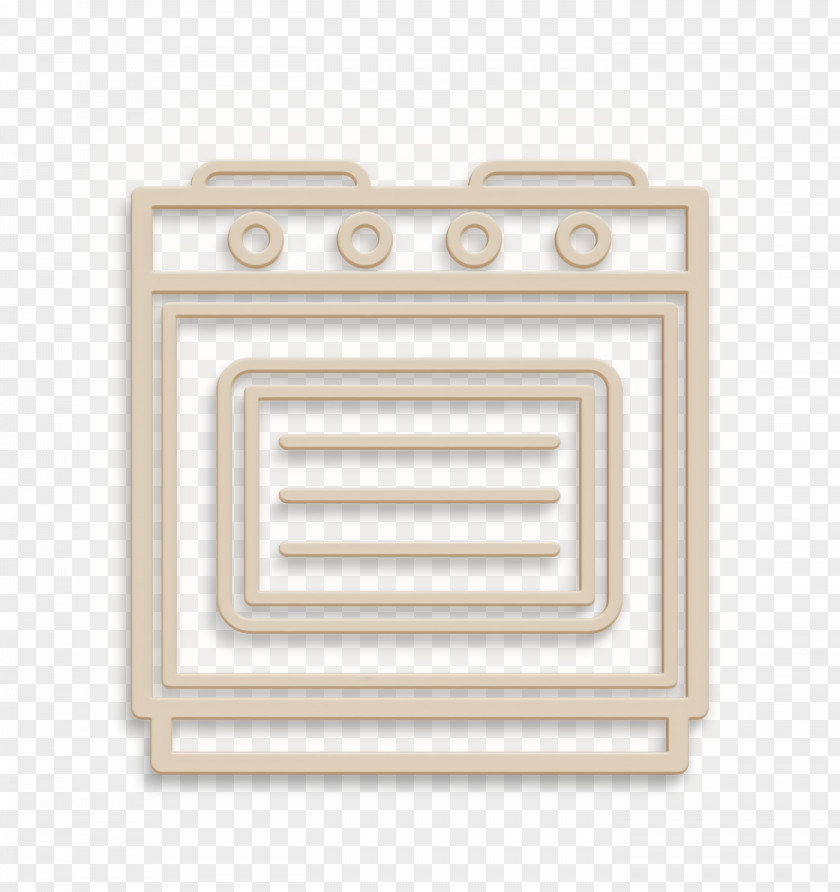 Tools And Utensils Icon Oven Detailed Devices PNG