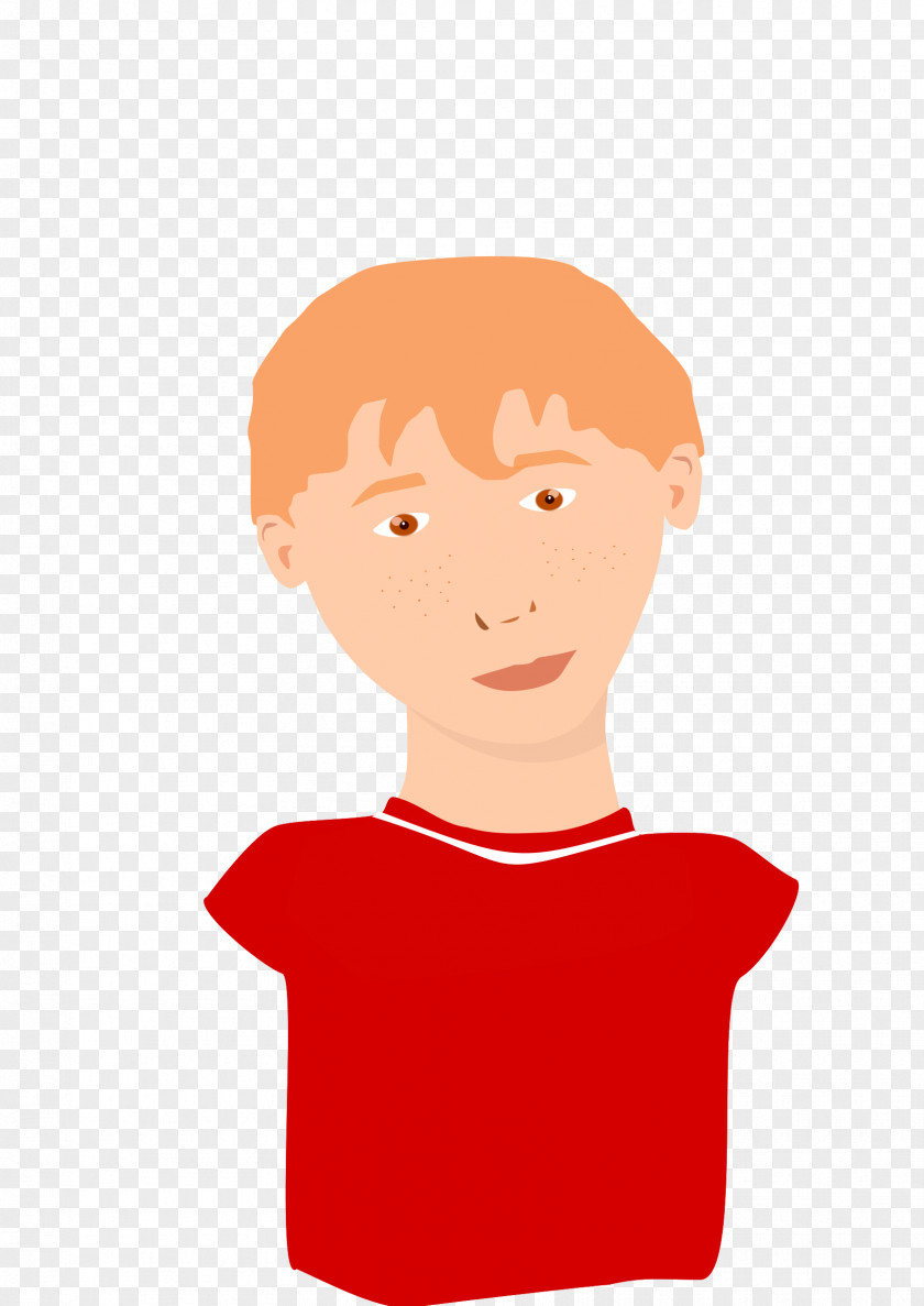 Boy Red Hair Clip Art PNG