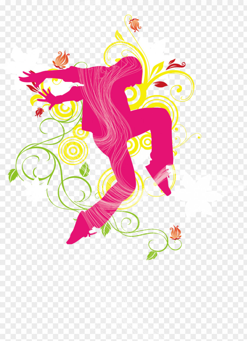 Bright Creative Silhouette Dancers Dancer PNG