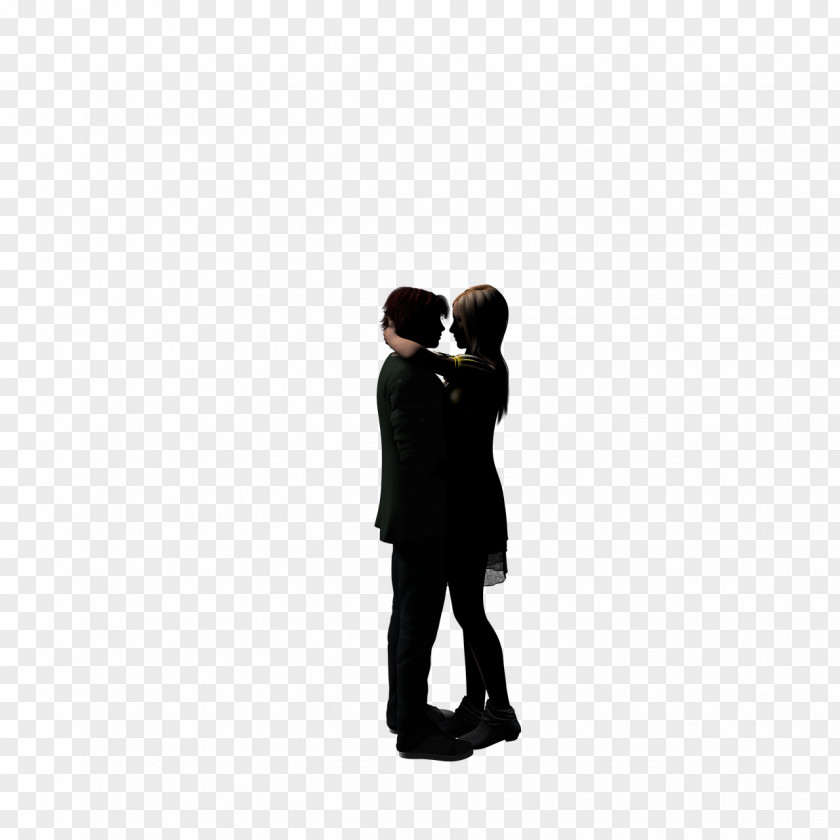 Couple Silhouette Shadow PNG