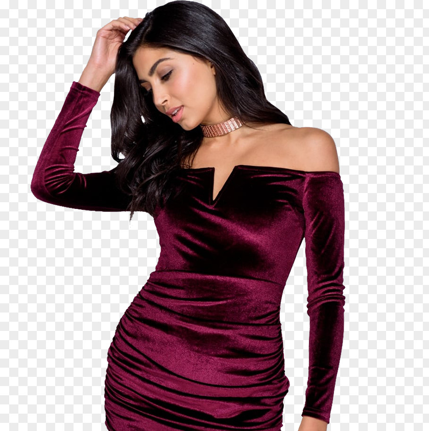 Dress Cocktail Velvet Bodycon Clothing PNG