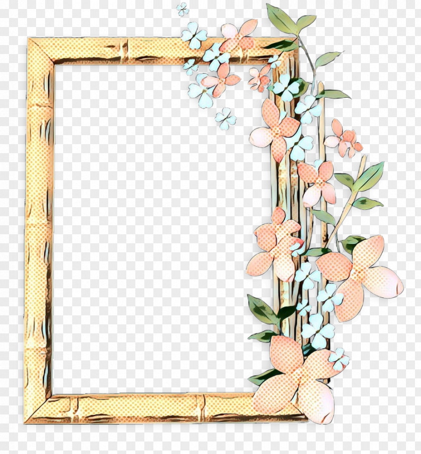 Picture Frames Floral Design Rectangle Mirror PNG