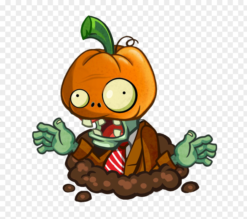 Plants Vs Zombies Vs. Pumpkin Vegetable Cucurbita PNG