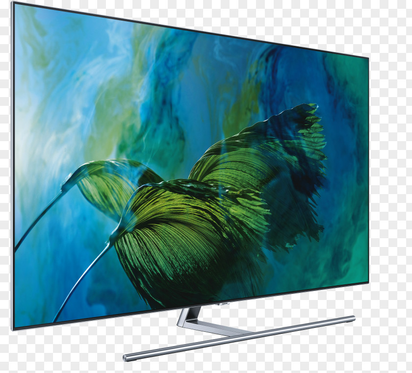 4K HDR LED-backlit LCD Quantum Dot Display Samsung Resolution Smart TV PNG