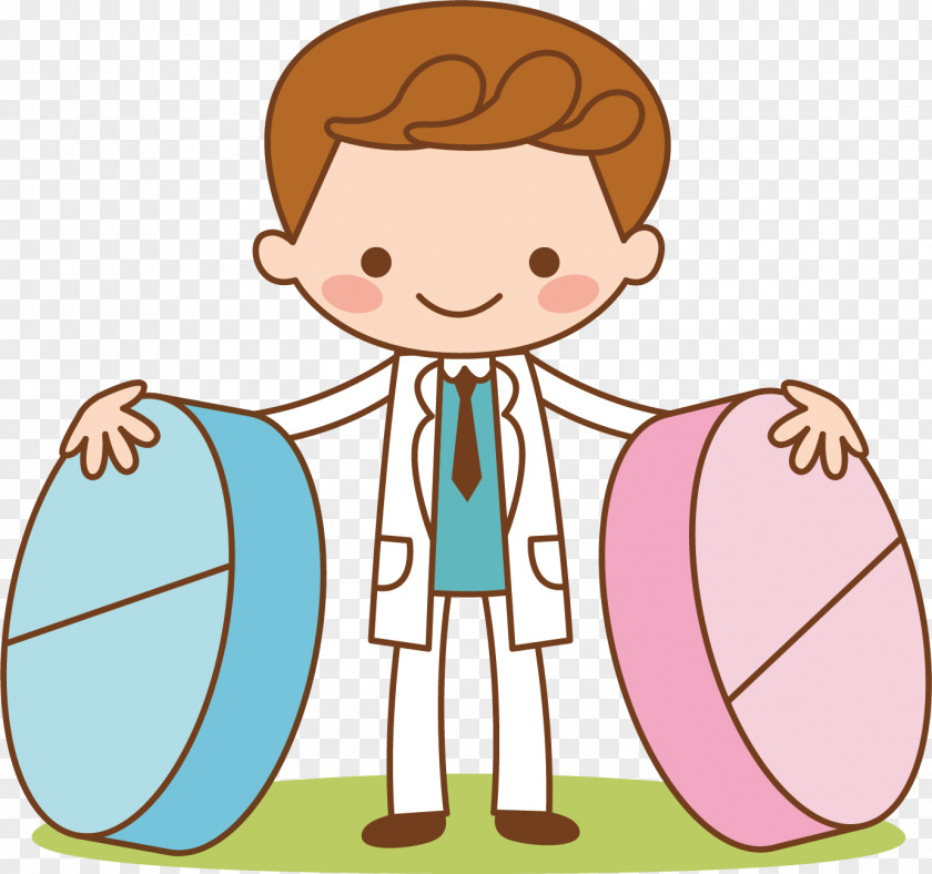 Cartoon Male Doctor Drawing Illustration PNG