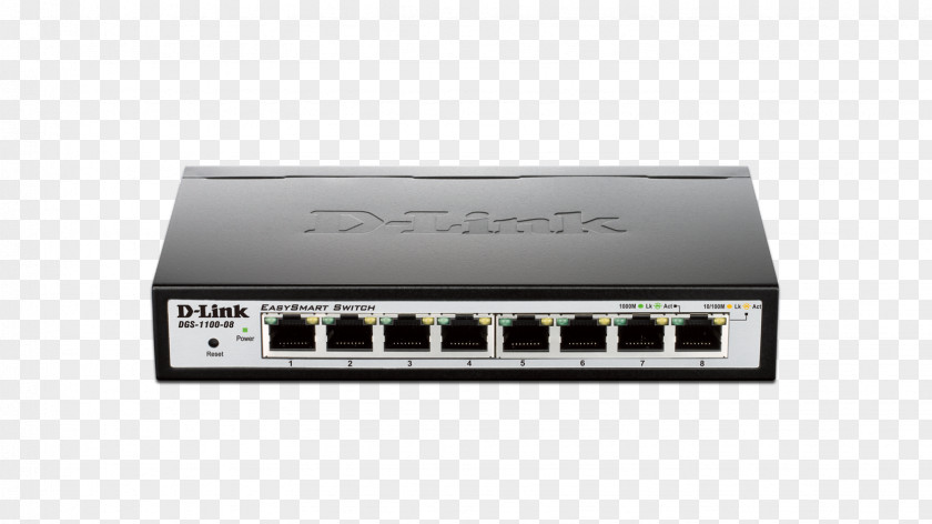 Gigabit Ethernet D-Link DGS-1100-08 Network Switch Energy-Efficient PNG