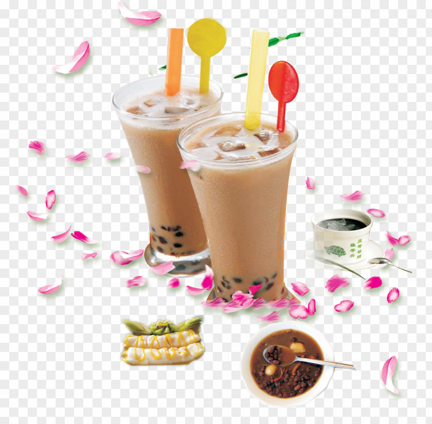 Pearl Milk Tea Milkshake Bubble Coffee PNG