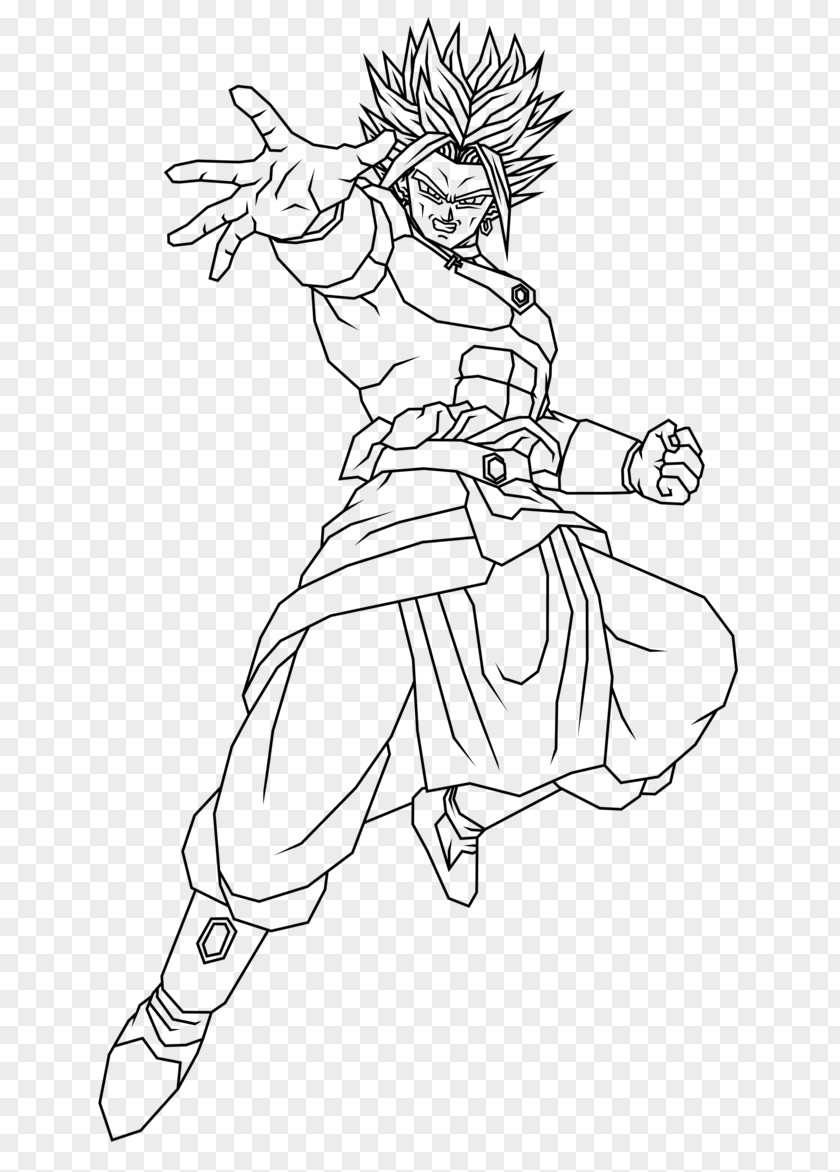 Men Sketch Vegeta Goku Gohan Trunks Majin Buu Png Image Pnghero