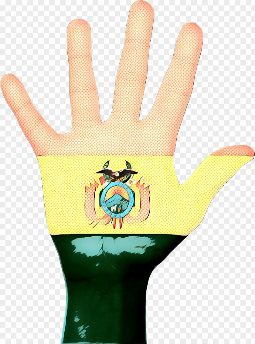 Personal Protective Equipment Thumb Yellow Finger Hand Glove Gesture PNG