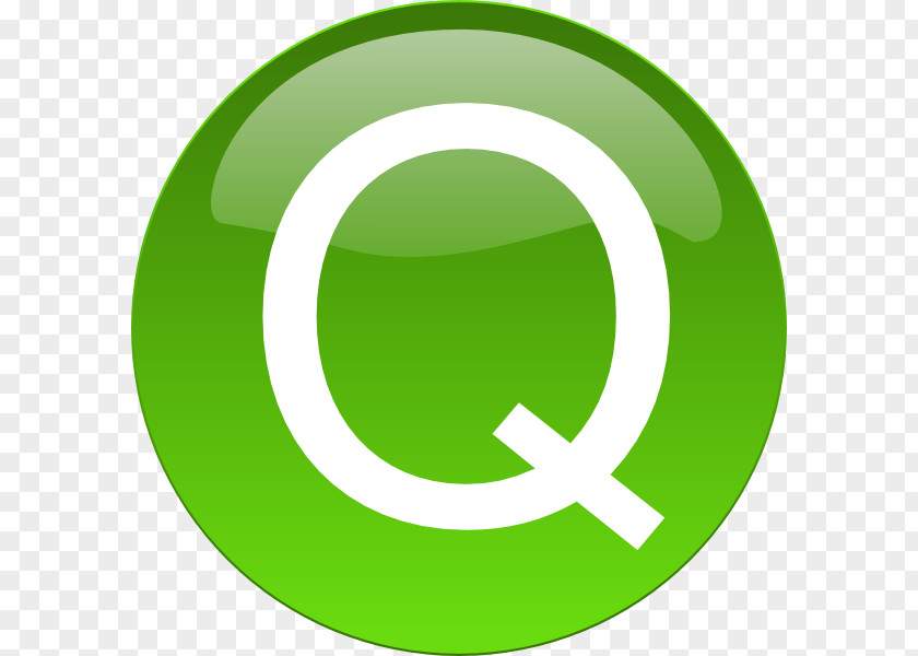 Q Green Clip Art PNG