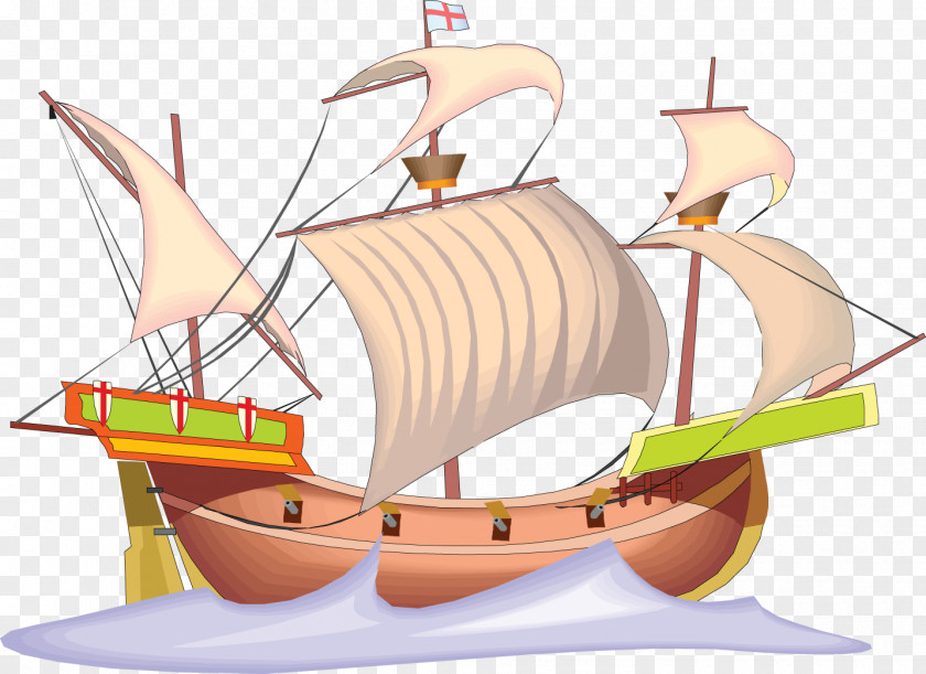 Ships Sailing Ship Caravel Clip Art PNG