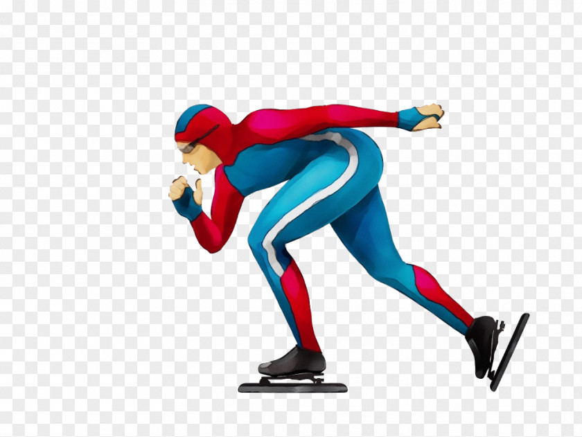 Speed Skating Ice Joint Recreation Character PNG