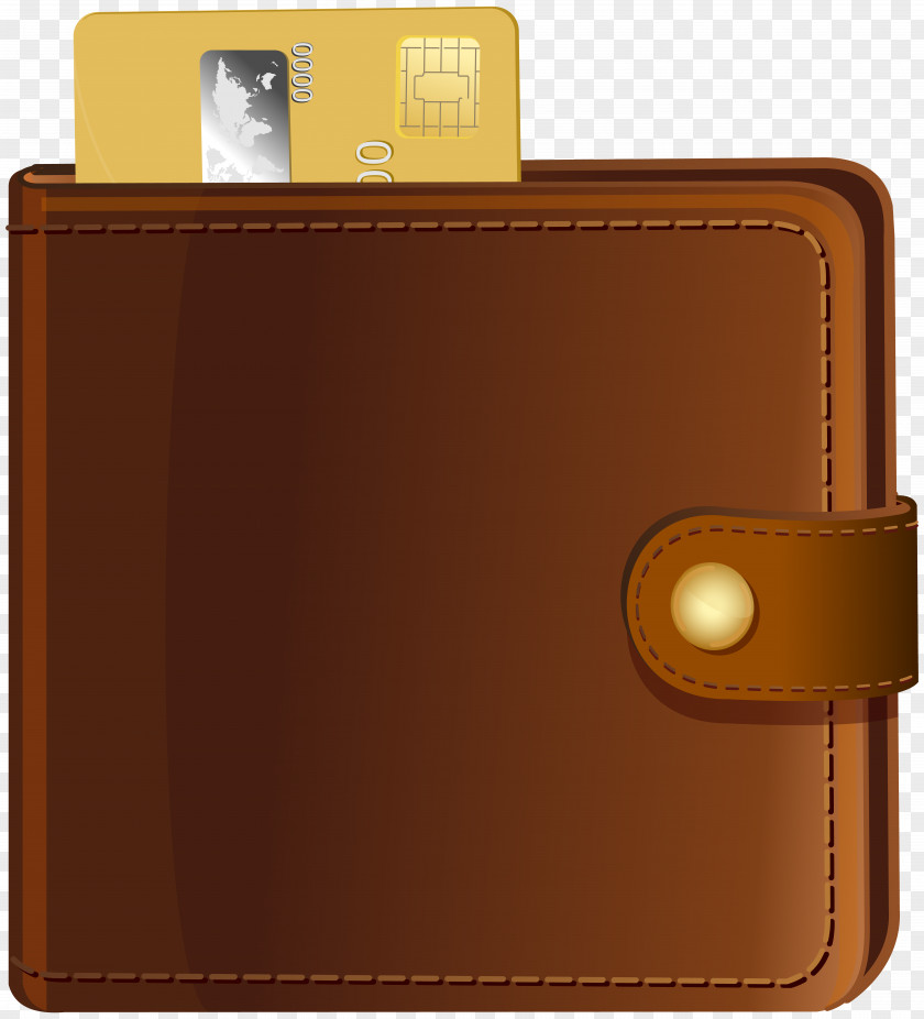 Wallet With Credit Card Transparent Clip Art Handbag PNG