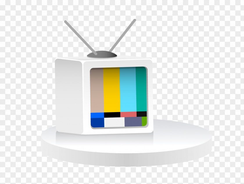 Beautiful Cartoon Cute TV Desk Television Antenna PNG