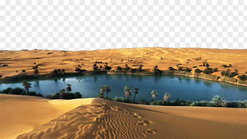 Libyan Desert Oasis Tibesti Mountains Seba PNG