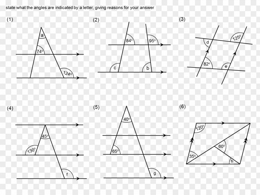 Line Parallel Angle Transversal Mathematics PNG