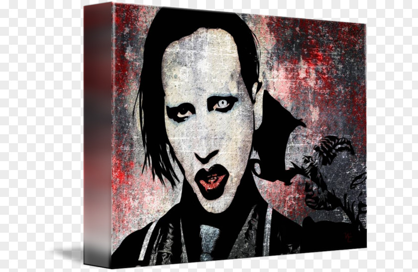 Painting Marilyn Manson The Beautiful People Modern Art PNG