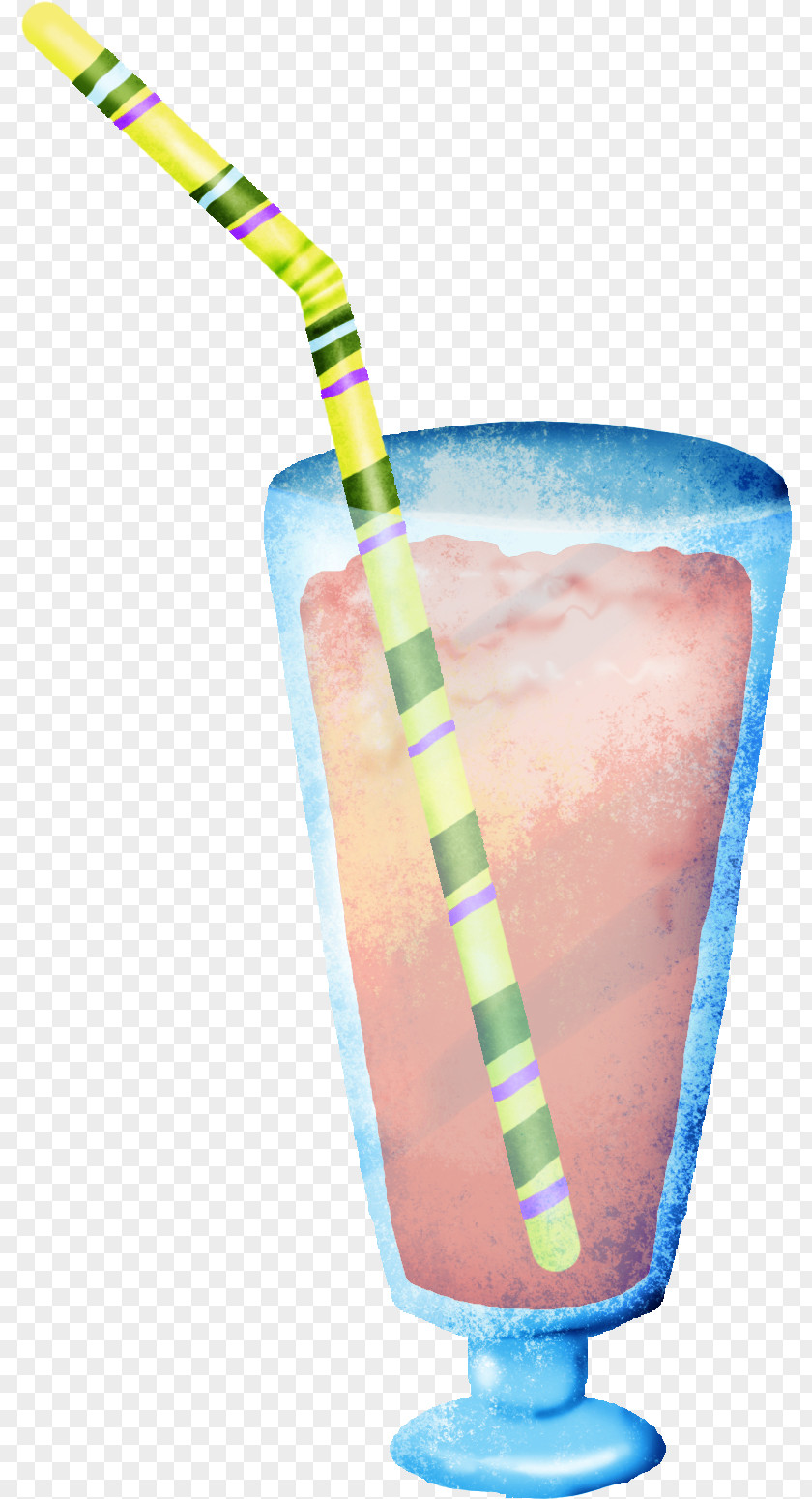 Summer Cup Juice Non-alcoholic Drink Drinking Straw PNG