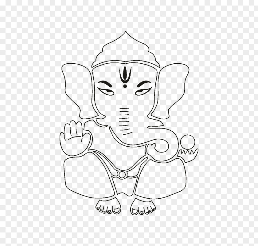Ganesh Hd Vector Graphics Clip Art Sketch Illustration Image PNG