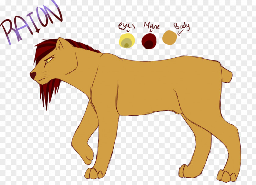 Lion Dog Big Cat Mammal PNG