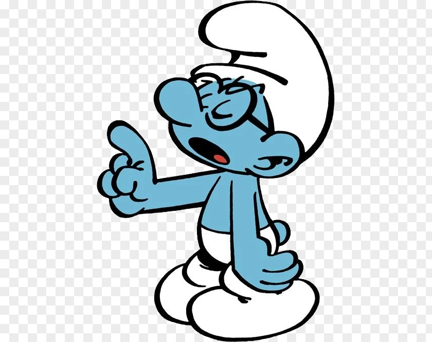 Smurf Brainy Papa Smurfette Clumsy Hefty PNG