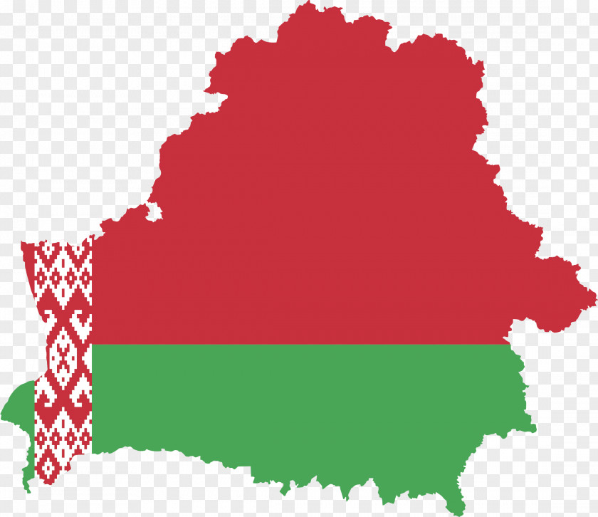 World Map Flag Of Belarus Blank PNG