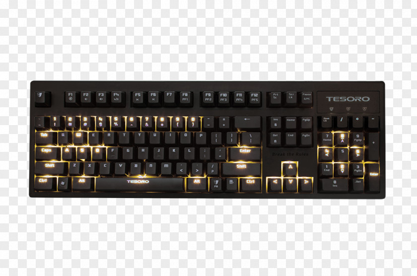 Computer Keyboard Tesoro Excalibur G7NL Backlit Mechanical Gaming W Switch Keypad Spectrum TESORO Mouse TS-H2L PNG