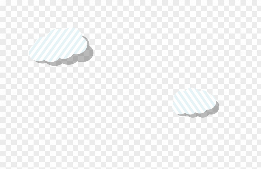 Cute Cartoon Clouds White Pattern PNG