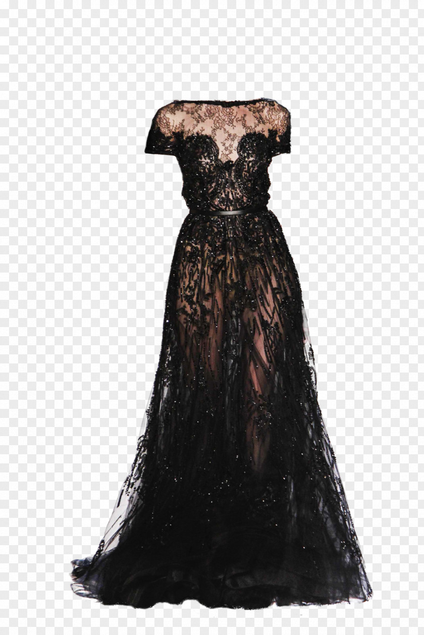 Chanel Little Black Dress Gown Fashion PNG