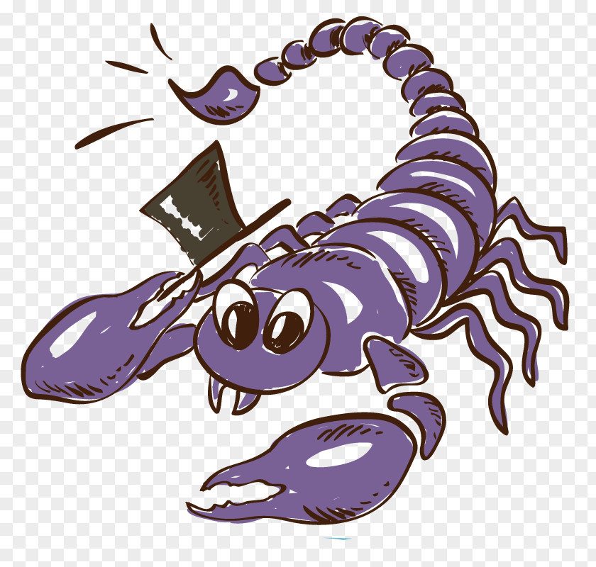 Illustration Animal Scorpion Horoscope Astrological Sign Zodiac Luck Aries PNG