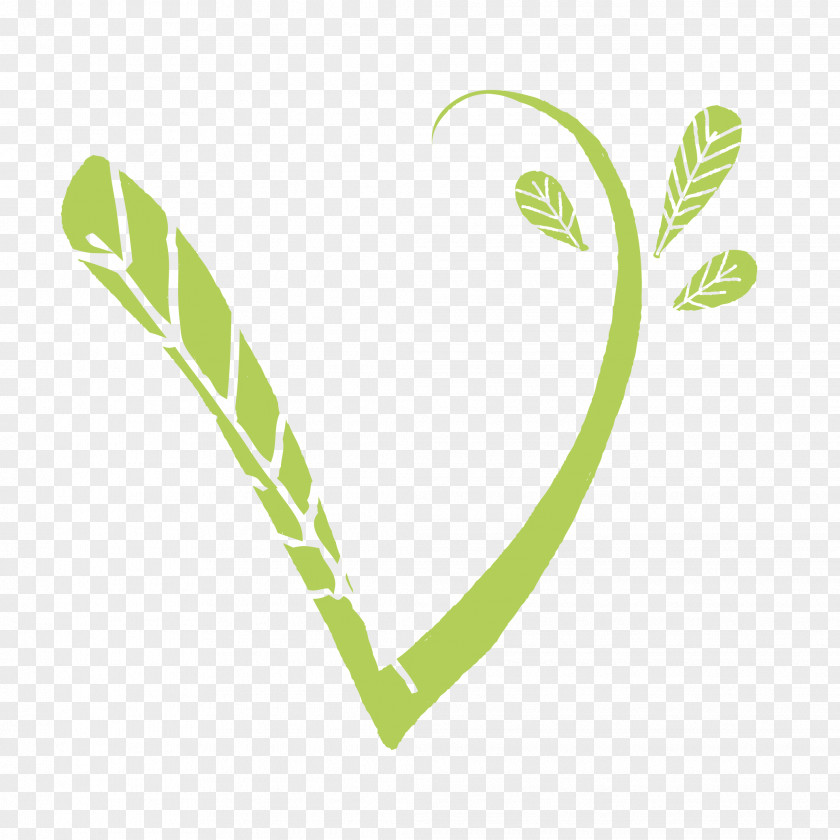 Logo Brand Veganism Simple Green PNG
