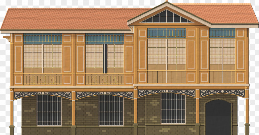 Manor House Architecture Facade Building Drawing PNG