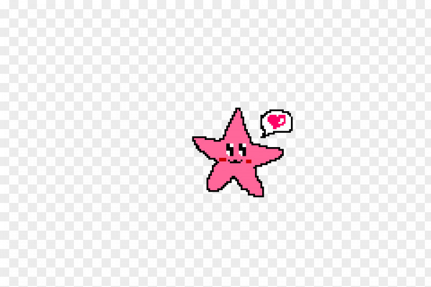 Starfish Pink M Line Clip Art PNG