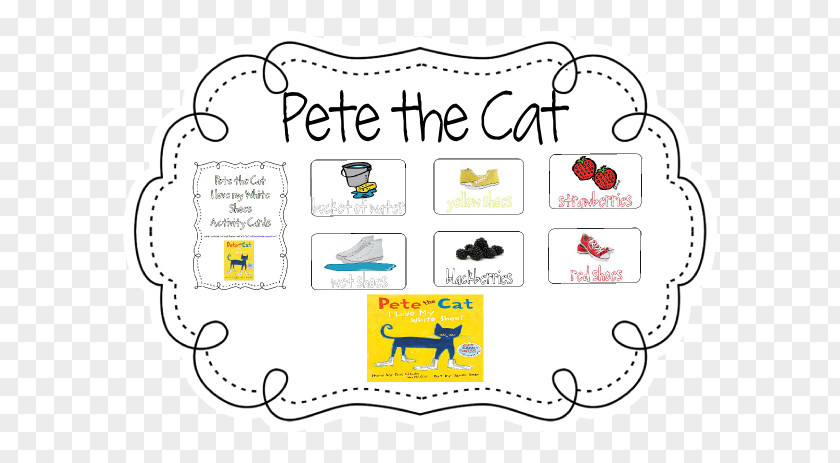 Pete The Cat And His Four Groovy Buttons Cat: Rocking In My School Shoes PNG