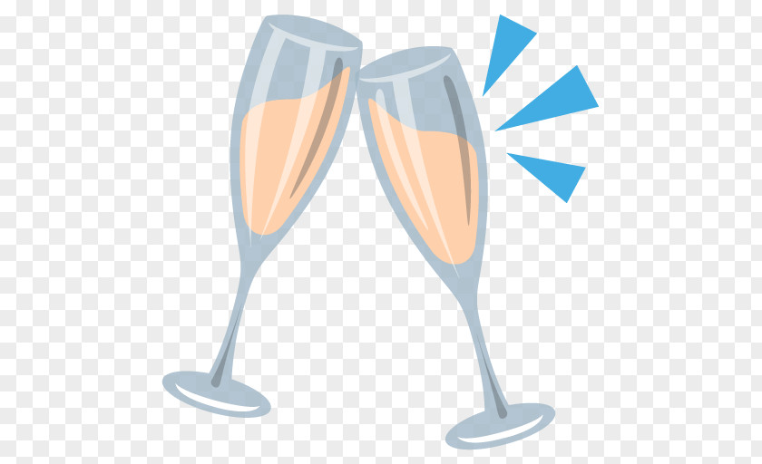 Wine Glasses Glass Emoji Champagne PNG
