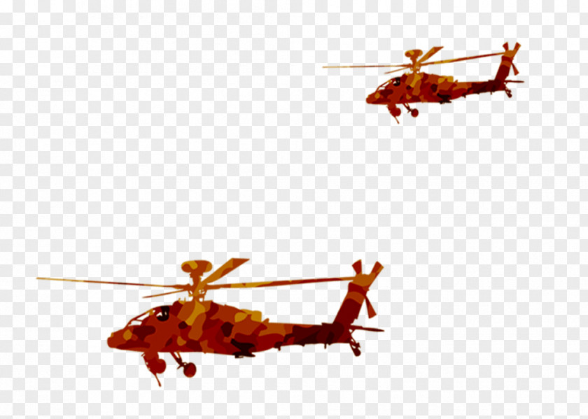 Armed Helicopter Rotor Attack PNG