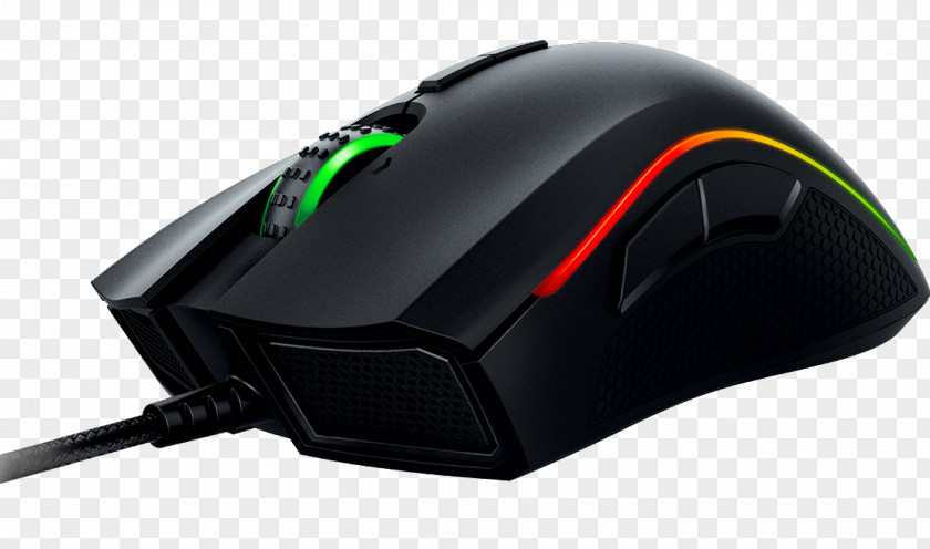 Computer Mouse Razer Mamba Tournament Edition Inc. Gamer Dots Per Inch PNG