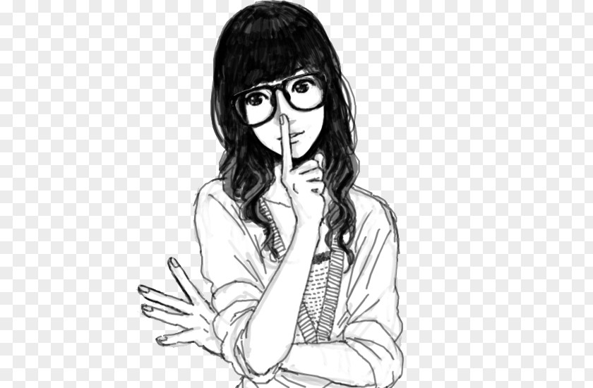 Menina Triste Drawing Nerd Image Clip Art Photography PNG