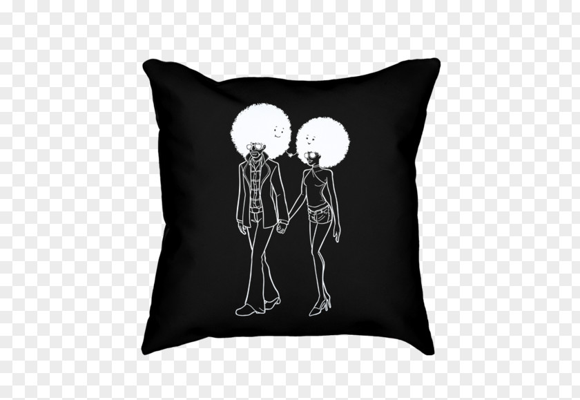 Pillow Throw Pillows Cushion Black M PNG