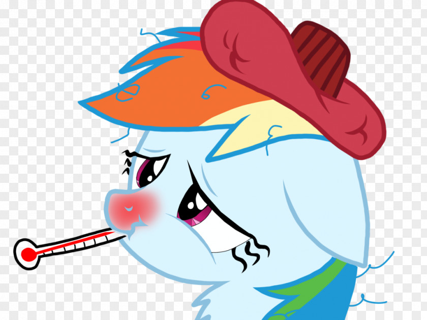 Sick Rainbow Dash Fluttershy Pinkie Pie Rarity Twilight Sparkle PNG