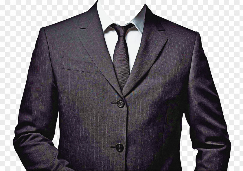 Tie Pocket Blazer Suit PNG