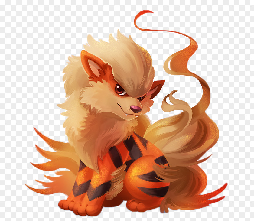 Free Cartoon Lion Pull Material Pokxe9mon Red And Blue Arcanine Drawing Growlithe PNG